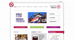 Desktop Screenshot of izquierda-ezkerra.org